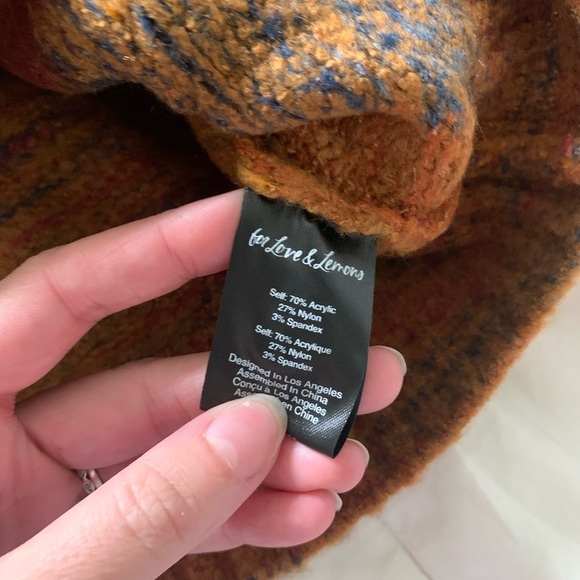 Nwt For Love And Lemons Helena Autumn Tones Cardigan - Picture 6 of 9